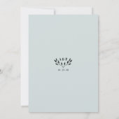 シンプルモノグモダンラム婚約パーティ招待状 招待状 (裏面)