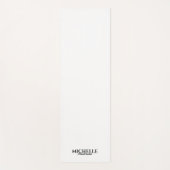 シンプルモノグモダンラム ヨガマット (正面)