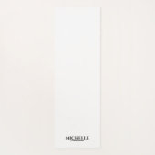 シンプルモノグモダンラム ヨガマット (裏面)