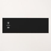 シンプルモノグモダンラム ヨガマット (正面(横))