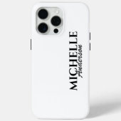 シンプルモノグモダンラム Case-Mate iPhoneケース (裏面)