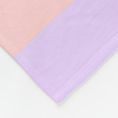 シンプルモノグラミニマルムのロゴパーソナライズされたベーキング フリースブランケット (角)