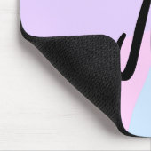 シンプルモノグラミニマルムのロゴパーソナライズされたベーキング マウスパッド (コーナー)