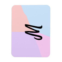 シンプルモノグラミニマルムのロゴパーソナライズされたベーキング マグネット