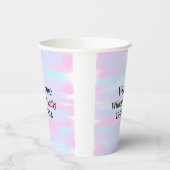 シンプルモノグラミニマルムのロゴ歓迎パーソナライズされた 紙コップ (左)