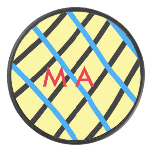 シンプルモノグラムあなたの名前を追加しますミニマル男t アイスホッケーパック