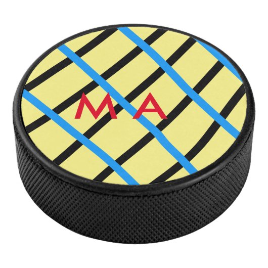 シンプルモノグラムあなたの名前を追加しますミニマル男t アイスホッケーパック (3/4)