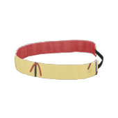 シンプルモノグラムあなたの名前を追加しますミニマル男t アスレチックヘッドバンド (右)