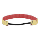 シンプルモノグラムあなたの名前を追加しますミニマル男t アスレチックヘッドバンド (裏面)