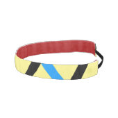 シンプルモノグラムあなたの名前を追加しますミニマル男t アスレチックヘッドバンド (右)