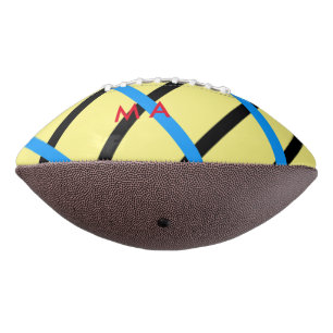 シンプルモノグラムあなたの名前を追加しますミニマル男t アメリカンフットボール