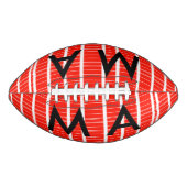 シンプルモノグラムあなたの名前を追加しますミニマル男t アメリカンフットボール (正面)