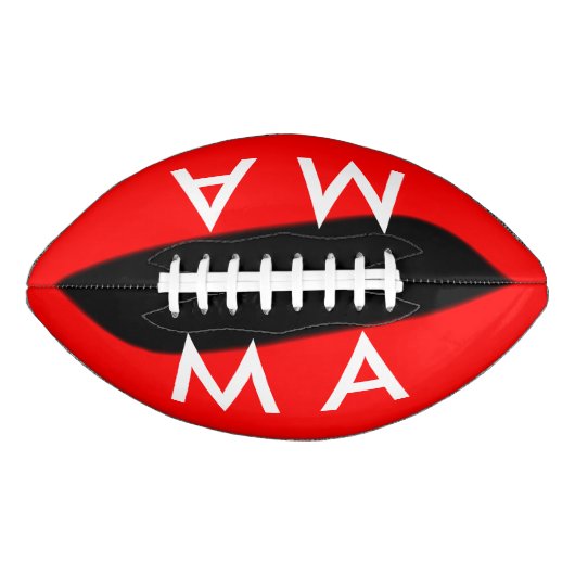 シンプルモノグラムあなたの名前を追加しますミニマル男t アメリカンフットボール (正面)