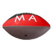 シンプルモノグラムあなたの名前を追加しますミニマル男t アメリカンフットボール (回転270)