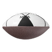 シンプルモノグラムあなたの名前を追加しますミニマル男t アメリカンフットボール (回転90)