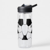 シンプルモノグラムあなたの名前を追加しますミニマル男t ウォーターボトル (左面)