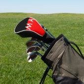 シンプルモノグラムあなたの名前を追加しますミニマル男t ゴルフヘッドカバー (インサイチュ)