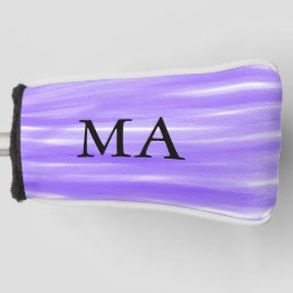 シンプルモノグラムあなたの名前を追加しますミニマル男t ゴルフヘッドカバー