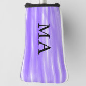 シンプルモノグラムあなたの名前を追加しますミニマル男t ゴルフヘッドカバー (回転90)