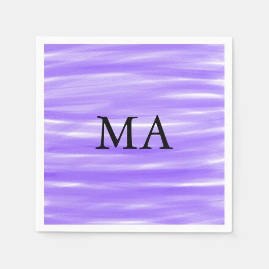 シンプルモノグラムあなたの名前を追加しますミニマル男t スタンダードカクテルナプキン (正面)