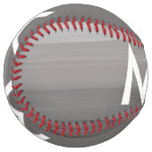 シンプルモノグラムあなたの名前を追加しますミニマル男t ソフトボール (正面左)