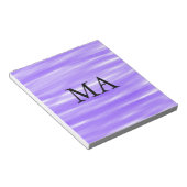 シンプルモノグラムあなたの名前を追加しますミニマル男t ノートパッド (アングル)