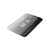 シンプルモノグラムあなたの名前を追加しますミニマル男t バスマット (アングル)