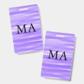 シンプルモノグラムあなたの名前を追加しますミニマル男t バッジ (正面＆裏面)