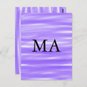 シンプルモノグラムあなたの名前を追加しますミニマル男t ポストカード (正面/裏面)