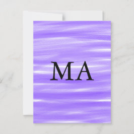 シンプルモノグラムあなたの名前を追加しますミニマル男t ポストカード