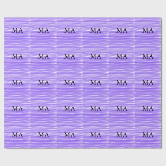 シンプルモノグラムあなたの名前を追加しますミニマル男t ラッピングペーパー (フラット)