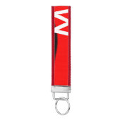 シンプルモノグラムあなたの名前を追加しますミニマル男t リストバンドキーホルダー (鍵ボトム)