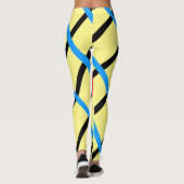 シンプルモノグラムあなたの名前を追加しますミニマル男t レギンス (裏面)