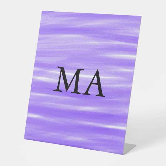 シンプルモノグラムあなたの名前を追加しますミニマル男t 台座サイン (正面)