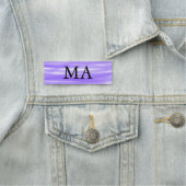 シンプルモノグラムあなたの名前を追加しますミニマル男t 名札 (インサイチュ)