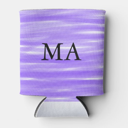 シンプルモノグラムあなたの名前を追加しますミニマル男t 缶クーラー (正面)