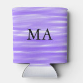 シンプルモノグラムあなたの名前を追加しますミニマル男t 缶クーラー (裏面)