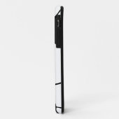 シンプルモノグラムあなたの名前を追加しますミニマル男t Case-Mate iPhoneケース (裏面/左)