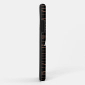 シンプルモノグラムあなたの名前を追加しますミニマル男t Case-Mate iPhoneケース (裏面/右)