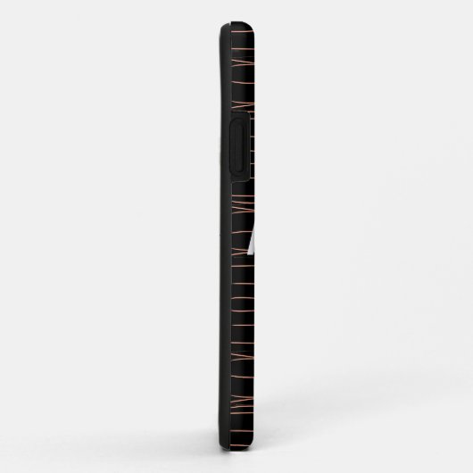 シンプルモノグラムあなたの名前を追加しますミニマル男t Case-Mate iPhoneケース (裏面/右)