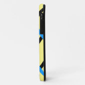 シンプルモノグラムあなたの名前を追加しますミニマル男t Case-Mate iPhoneケース (裏面/左)