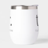 シンプルモノグラムの名パーソナライズされた (左面)