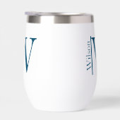 シンプルモノグラムの名パーソナライズされた (右面)