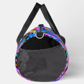 シンプルモノグラムシックパターンスポーツ旅行キャリーオン ダッフルバッグ (右)