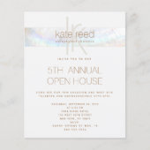 シンプルモノグラムシーシェルホワストライプのイト チラシ (正面)