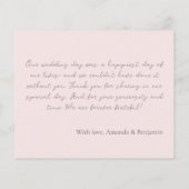 シンプルモノグラムミニマルバラミスティ結婚ズ (裏面)