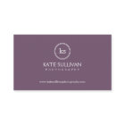 シンプルモノグラム名刺