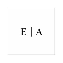 シンプルモノグラム結婚のロゴイニシャル