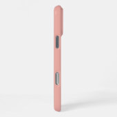 シンプルモノグラム ピンク iPhoneケース (右側面)