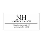 シンプルモノグラモダンム セルフインキングスタンプ (デザイン)